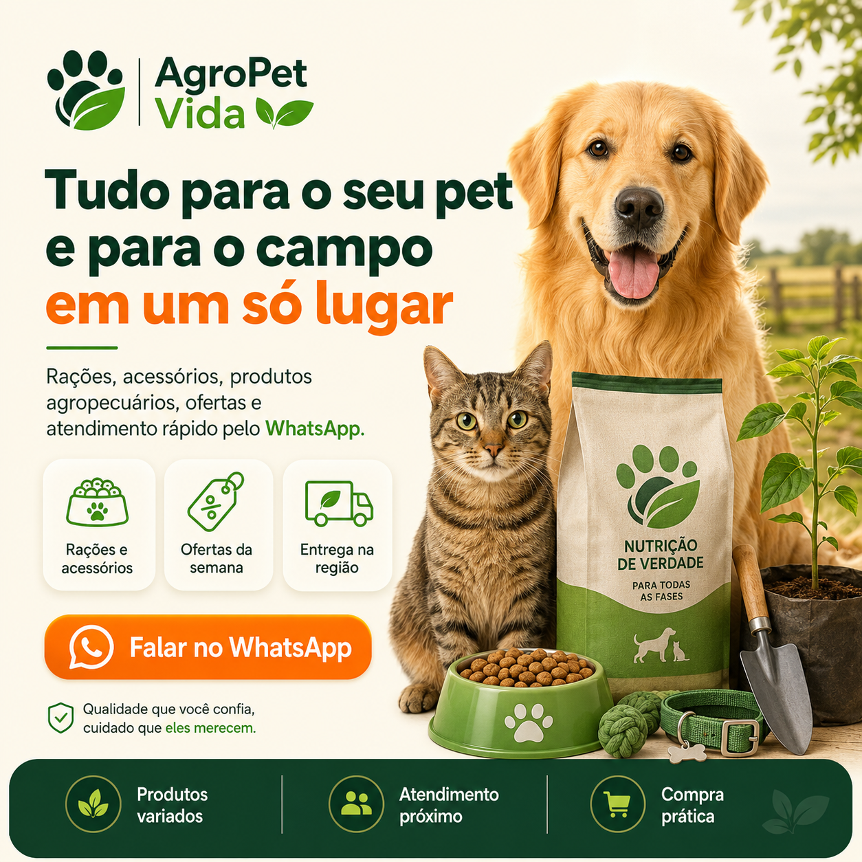 Exemplo de post para agropet